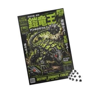 Rompecabezas Mecha Ankylosaurus | Arte Kaiju Manga | 110-1014 piezas